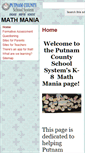 Mobile Screenshot of math-mania.pcsstn.com